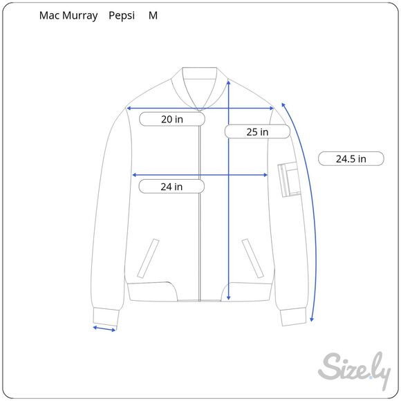 Mac Murray Varsity Jacket Size M Pepsi Logo Y2K Wool Leather Sleeves - Picture 7 of 7